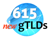 615 new gTLDs